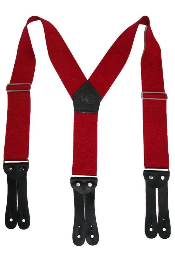Elastic Button-End Y-Back 2 Inch Work Suspenders (Men Big & Tall)