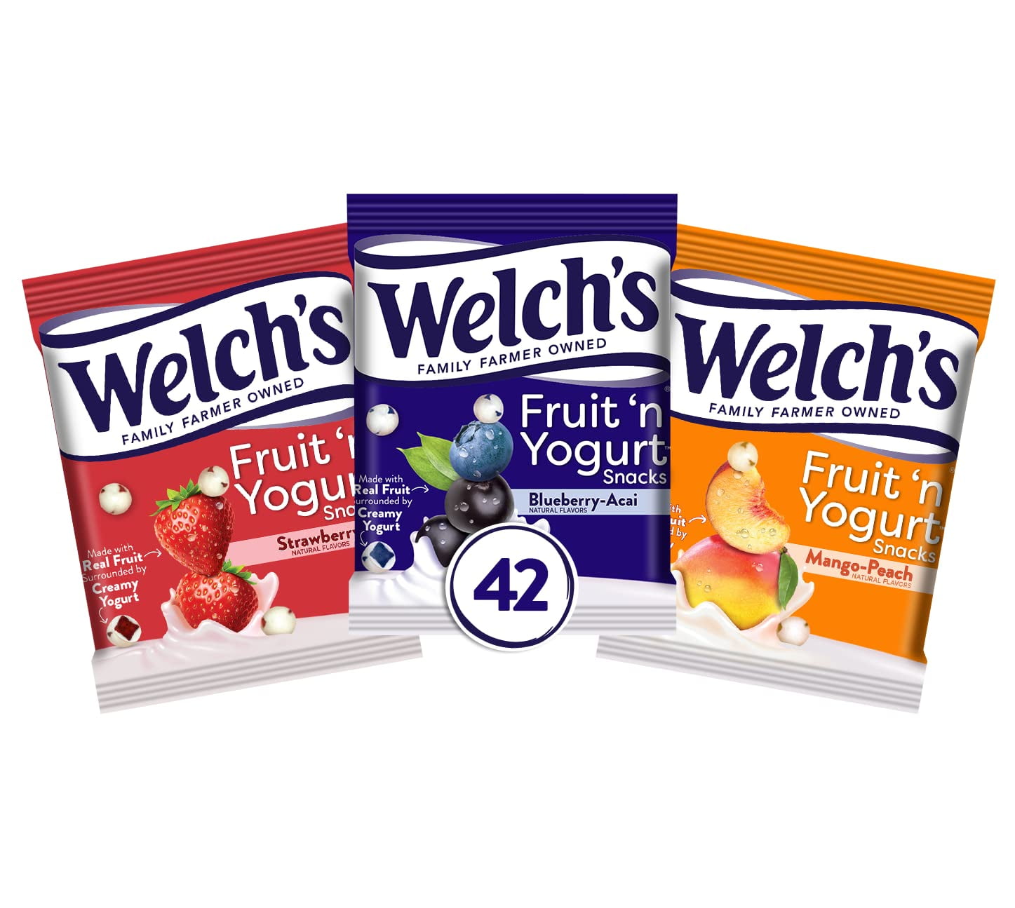 Welch,S Fruit Snacks, Fruit ,N Yogurt Variety Pack, Strawberry