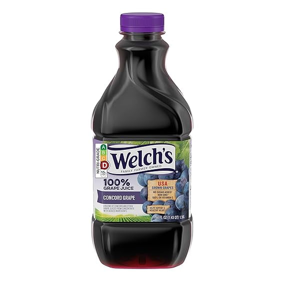 Welch's, 100 Juice Grape Healthy Heart, 46 Fl Oz Bottle