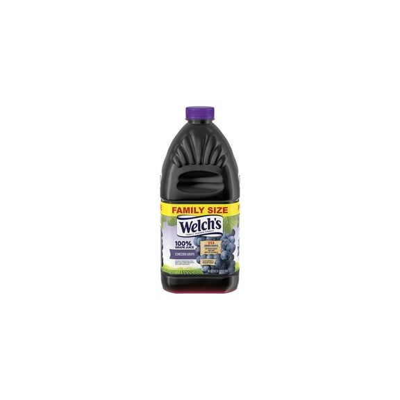 Welch's 100 Purple Juice, Concord Grape, 96 Fl Oz (Pack of 18)