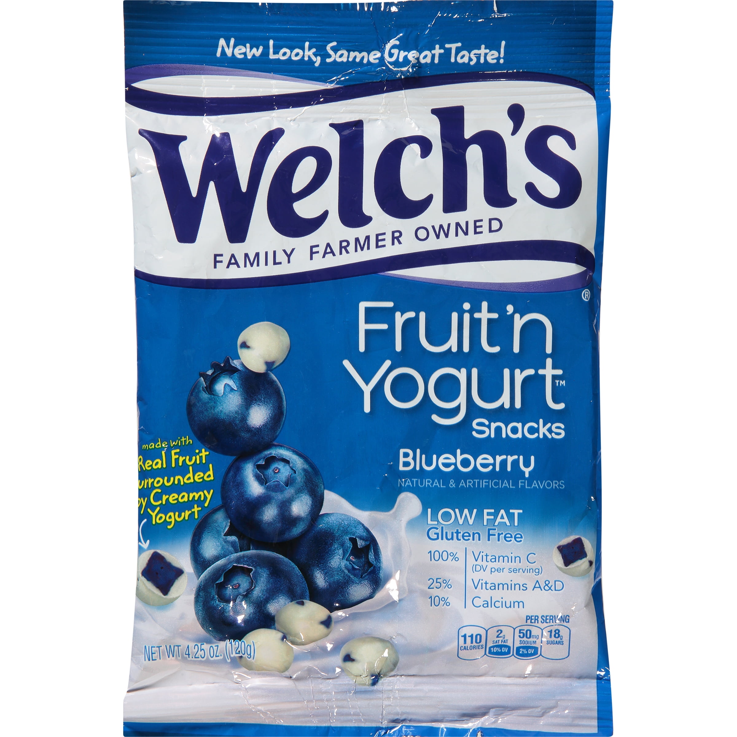 Welch's® Blueberry Fruit 'n Yogurt™ Snacks 4.25 oz. Pouch - Walmart.com