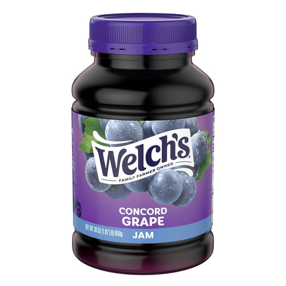 Welch's Concord Grape Jam, 30 oz Jar