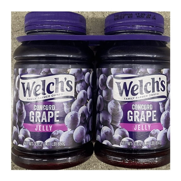 Welch's Concord Grape Jam Jelly 30 Oz - 2 PACK