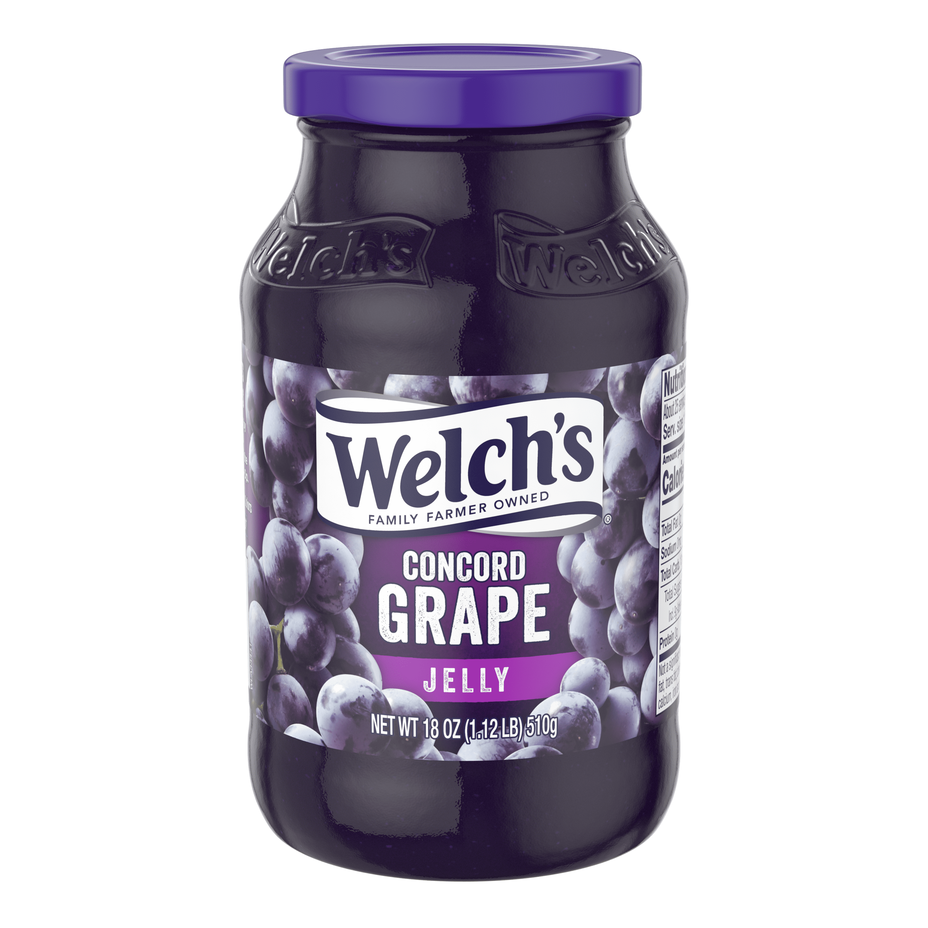 Welch's Concord Grape Jelly, 18 oz Jar
