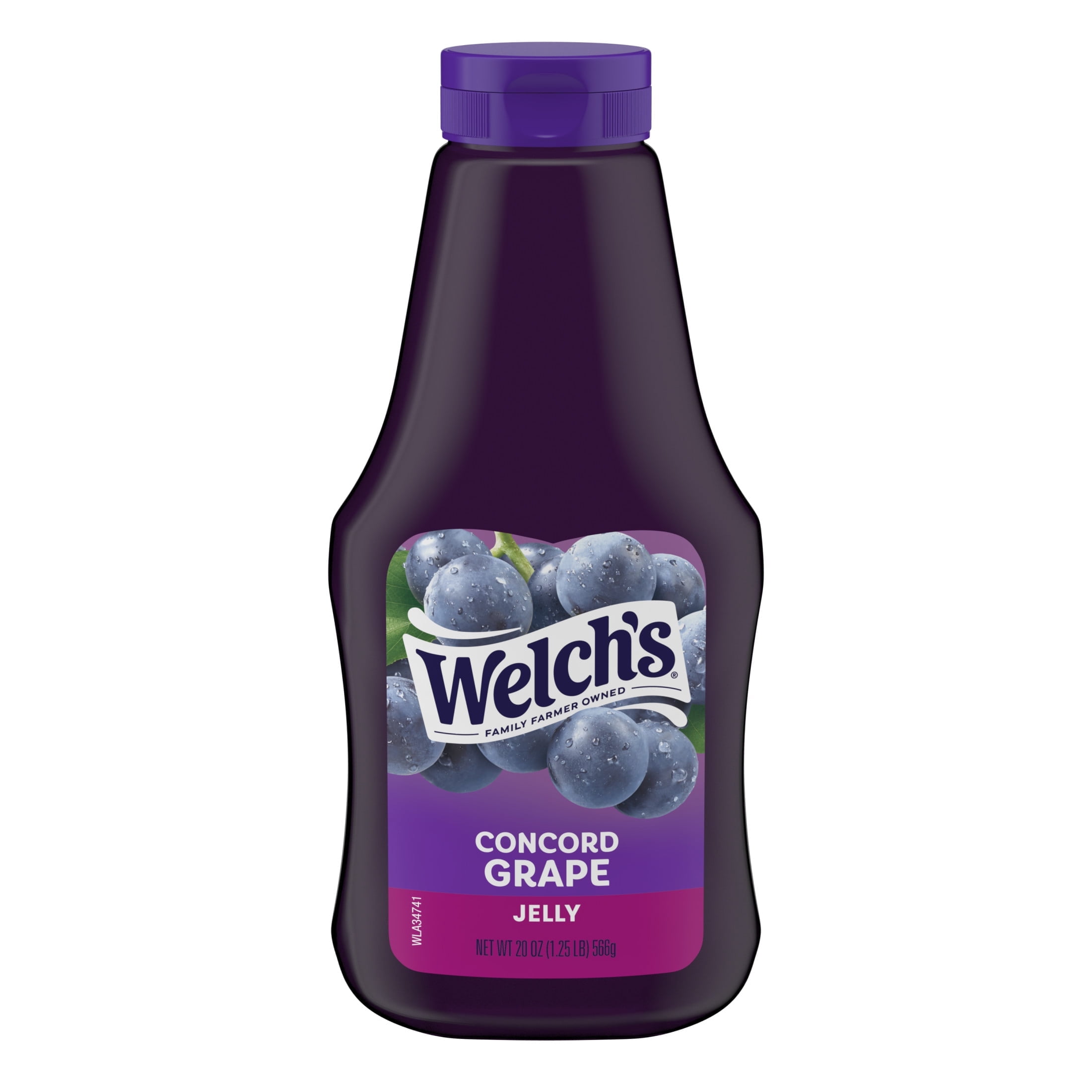 Welch's Concord Grape Jelly, 20 oz Squeeze Bottle. 2Pack