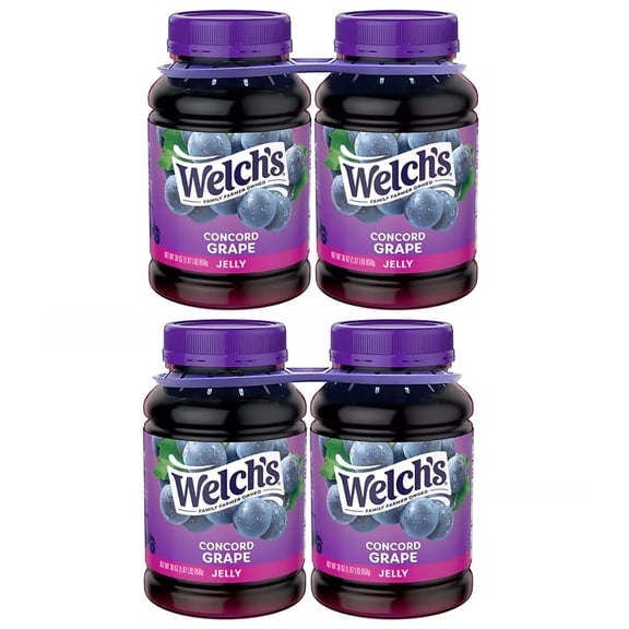 Welch's Concord Grape Jelly, 30 oz., 2 pk., 2 count, (4 jars total)