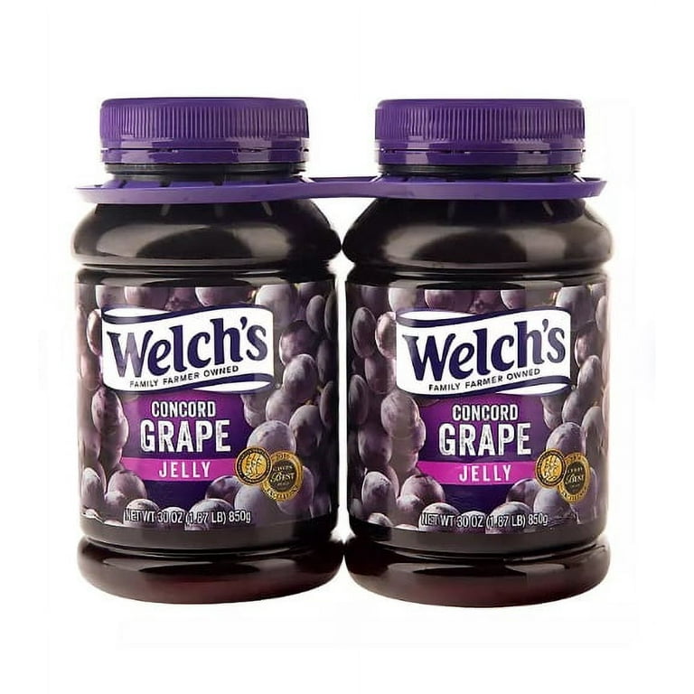 Welch's Big Jar Concord Grape Jelly, 30 oz, Groceries Food
