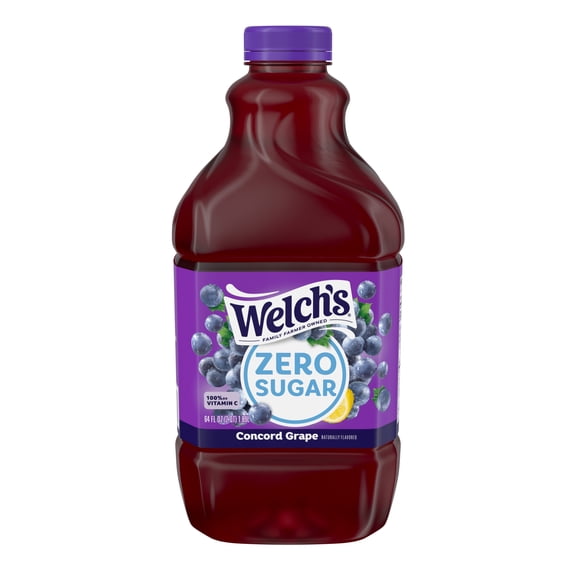Welch's Concord Grape Zero Sugar Drink, 64 fl oz Bottle