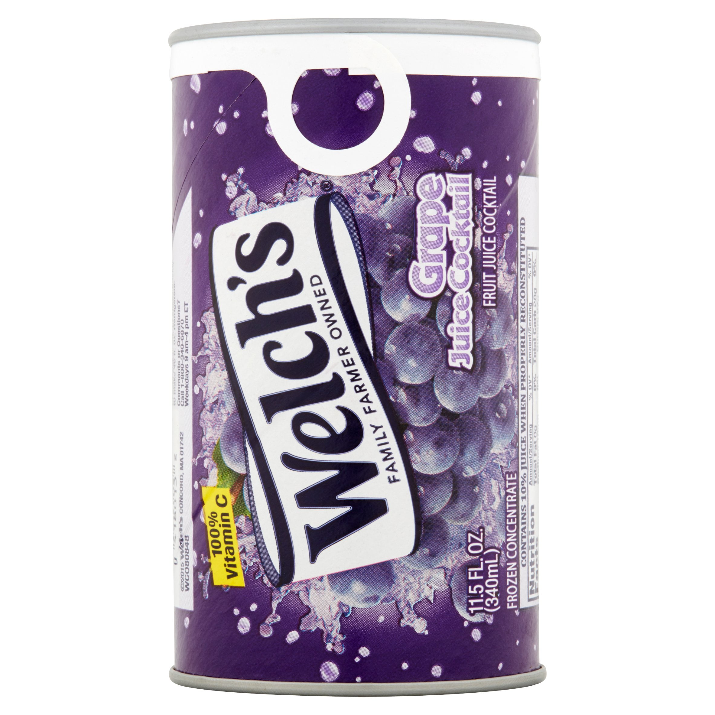 Welch's Frozen Concentrate Grape Juice Cocktail, 11.5 fl oz