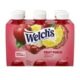 thumbnail image 1 of Welch's Fruit Punch Juice Drink, 10 fl oz On-the-Go Bottle (Pack of 6), 1 of 7