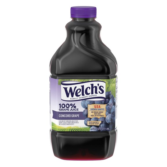 Welch's Grape Juice, Concord, 64 Oz (Pack of 10)