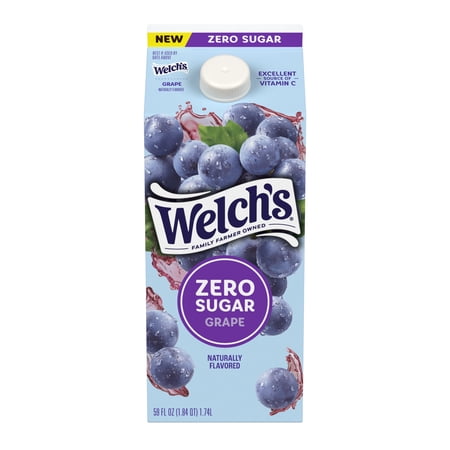 Welch's Grape Zero Sugar Drink, 59 fl oz Carton