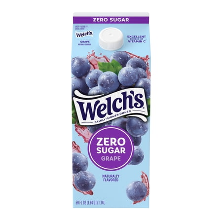 Welch's Grape Zero Sugar Drink, 59 fl oz Carton