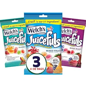 Welch's Juicefuls Juicy Fruit Snacks, Mixed Fruit, Berry Blast & Island ...