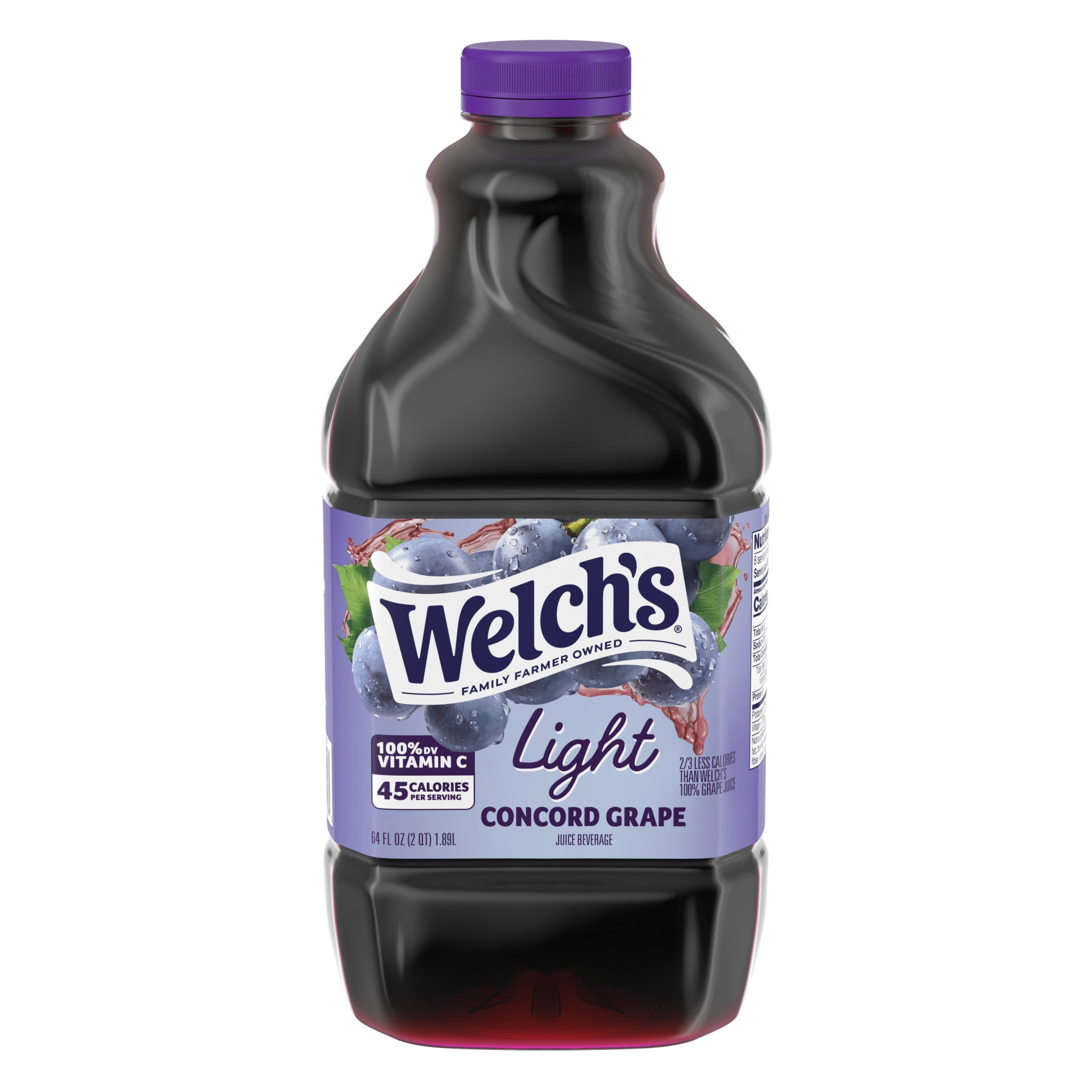 Welch's Light Concord Grape Juice Beverage, 64 fl oz Bottle