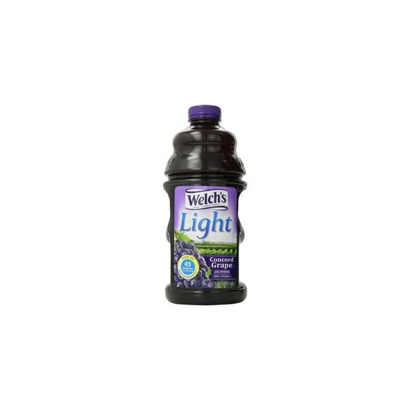 Welch's Light Juice, Concord Grape, No Sugar Added, 64 oz. (Pack of 2)