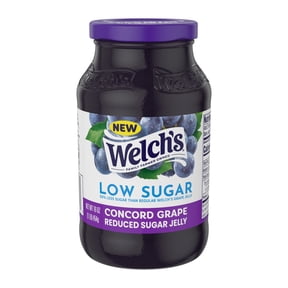 Welch's Concord Grape Low Sugar Jelly, 16 oz Jar