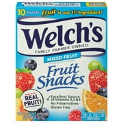 Welch's Mixed Fruit Fruit Snacks 0.8oz Pouches - 10ct Box