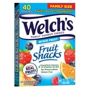 Welch's Mixed Fruit Snacks Family Size, 0.9 oz, 40 count