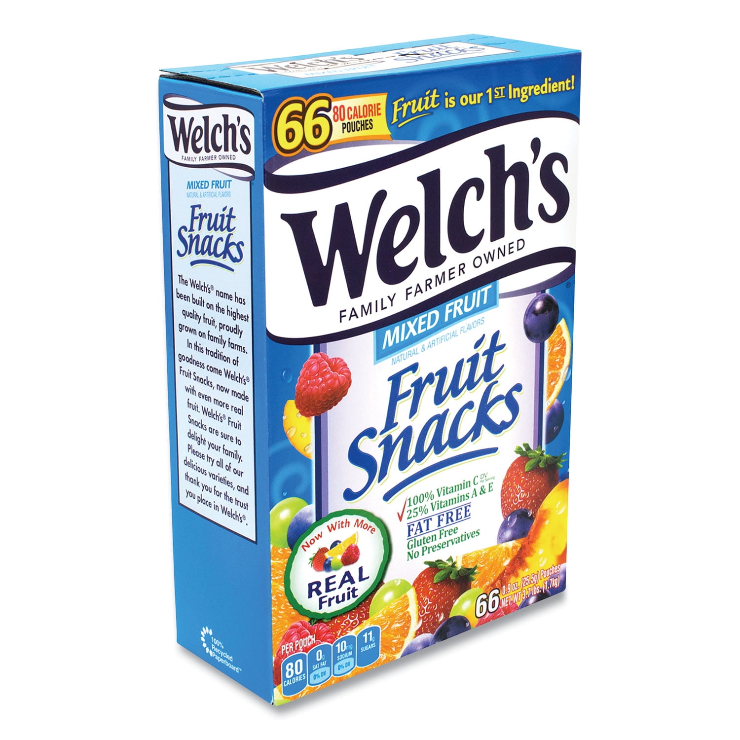 Welch's Mixed Fruits Snacks, 66 Count