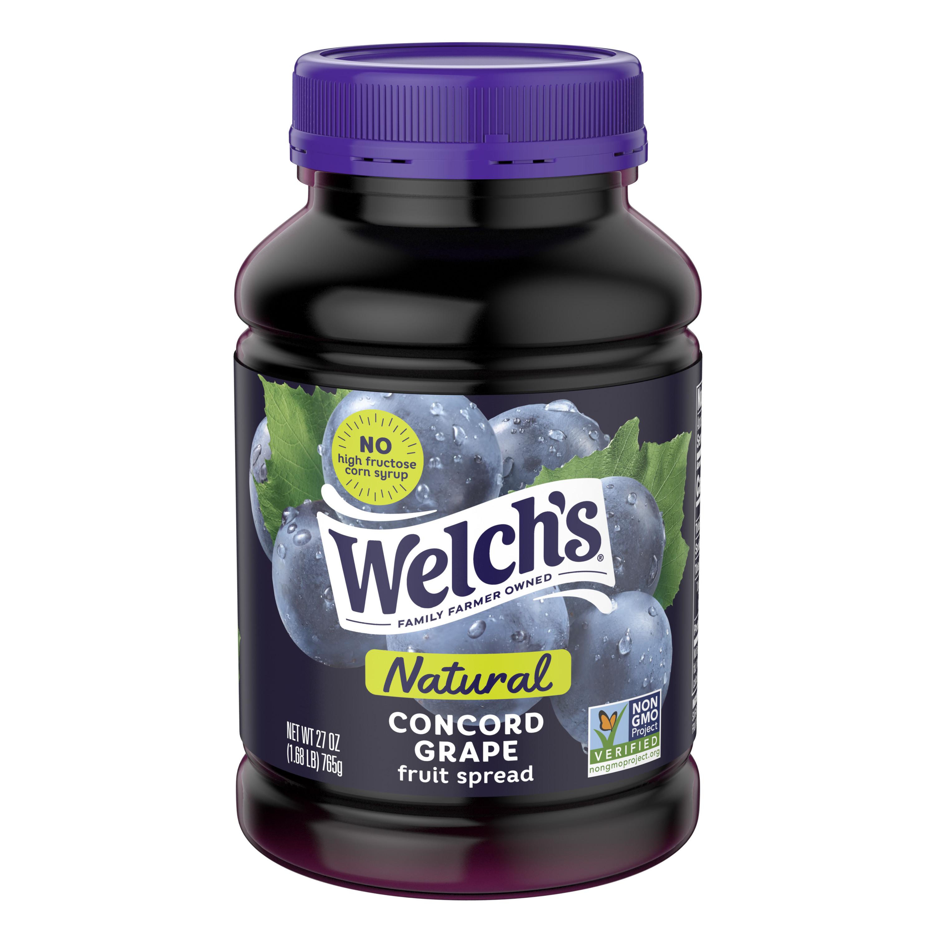 Welch's Natural Concord Grape Spread, 27 oz Jar - image 1 of 9