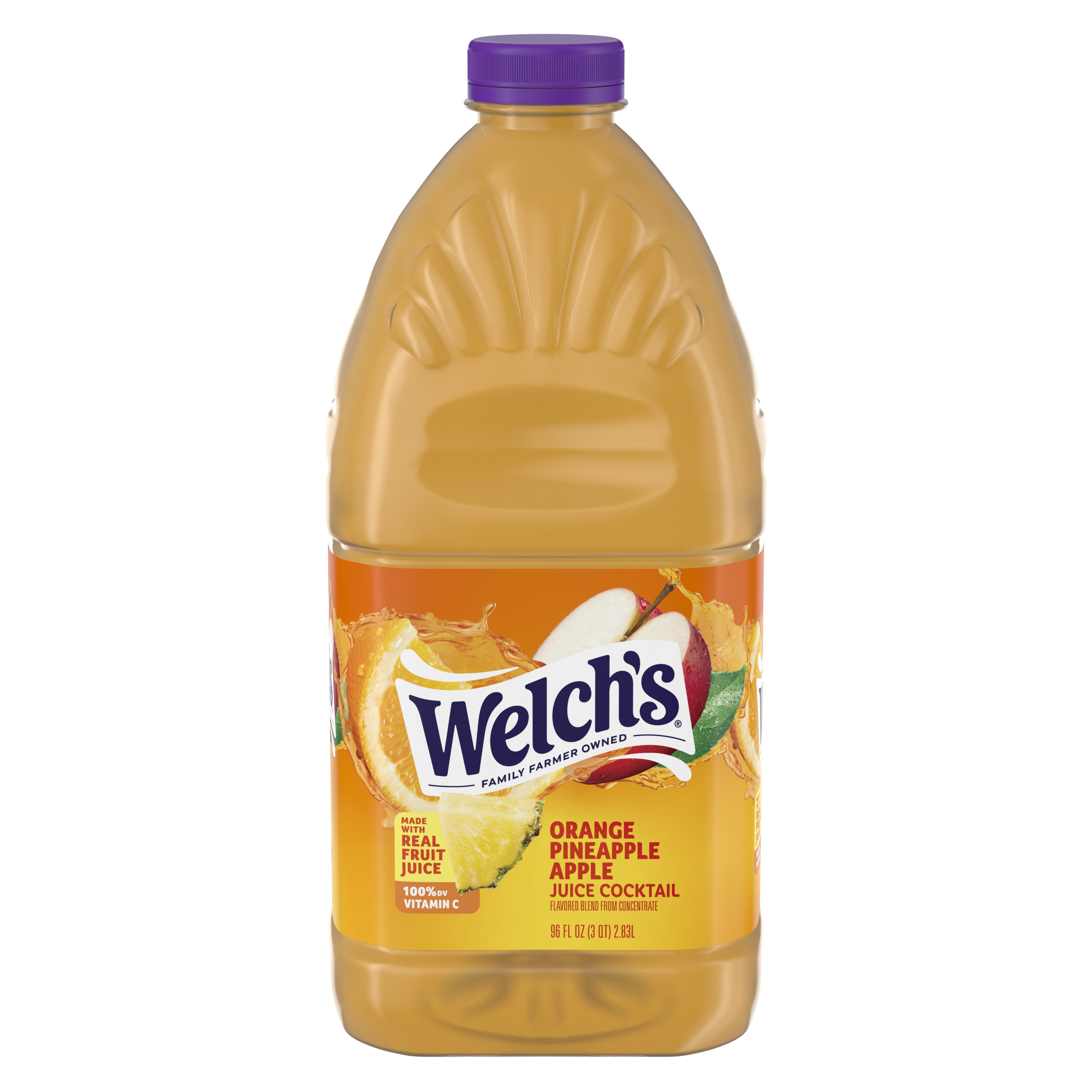Welch's Orange Pineapple Apple Juice Cocktail, 96 fl oz Bottle - image 1 of 8