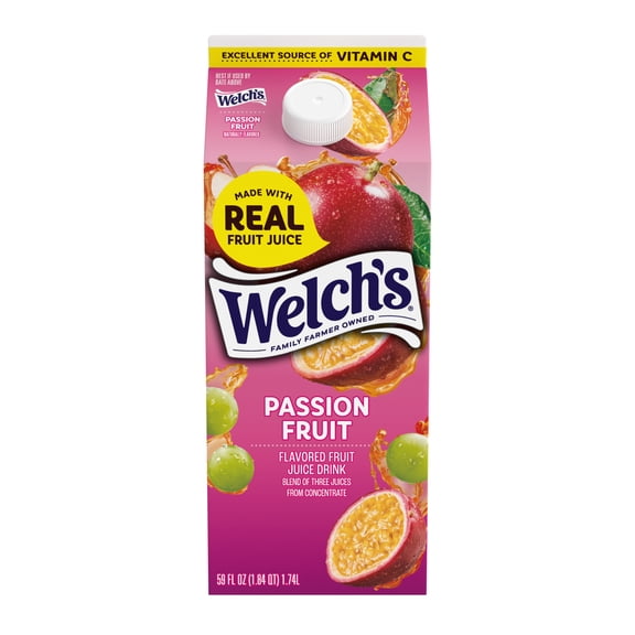 Welch's Passion Fruit Fruit Juice Drink, 59 fl oz carton