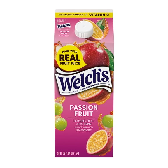Welch's Passion Fruit Fruit Juice Drink, 59 fl oz carton