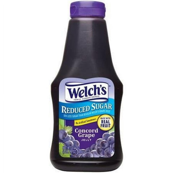 Welch's Reduced Sugar Concord Grape, 17.1 Ounce ( Pack of 2 )