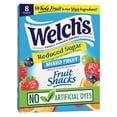 thumbnail image 1 of Welch's Fruit Snacks Reduced Sugar Mixed Fruit Soft Fruit Snacks, .8 oz, 8 Count, 1 of 11