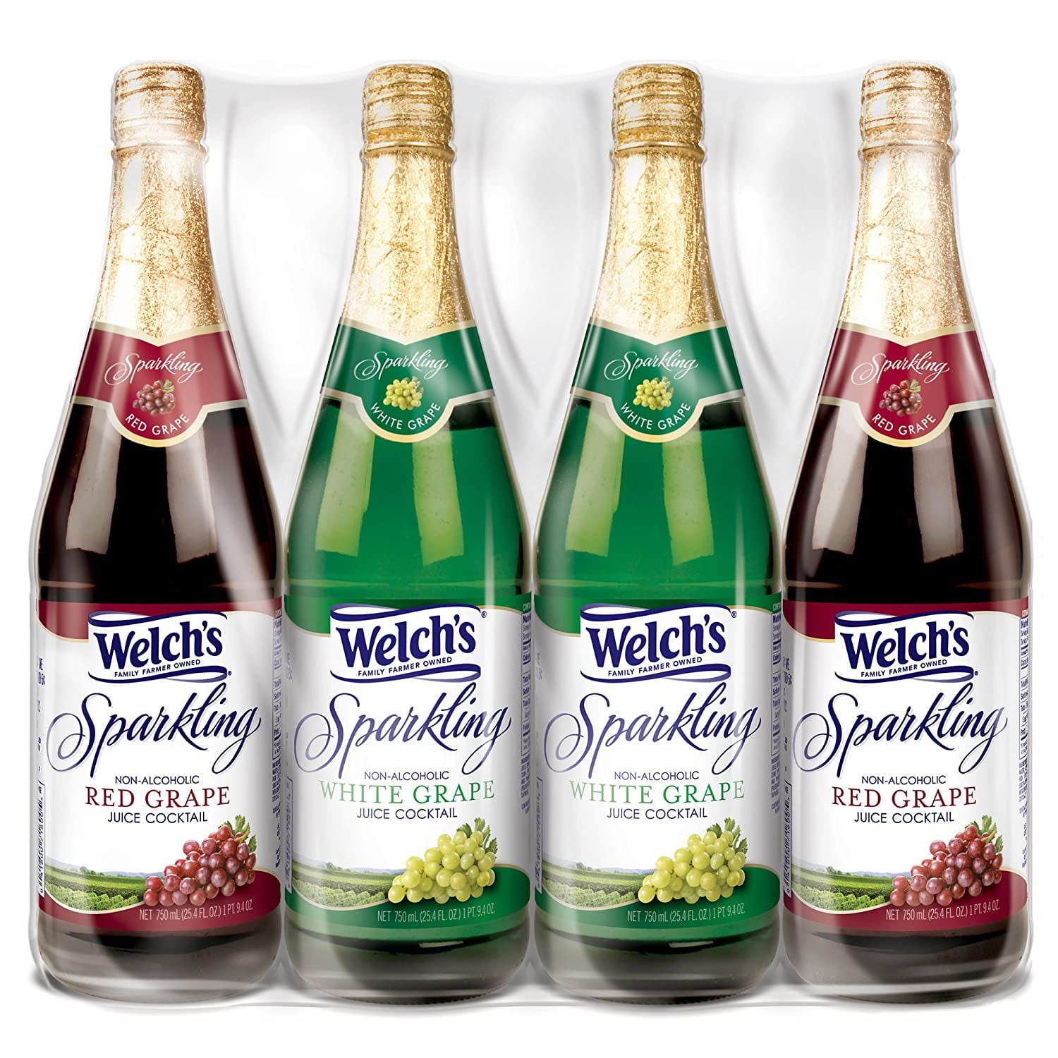 Welch's Sparkling Grape Juice, 4 pk./25.4 oz.
