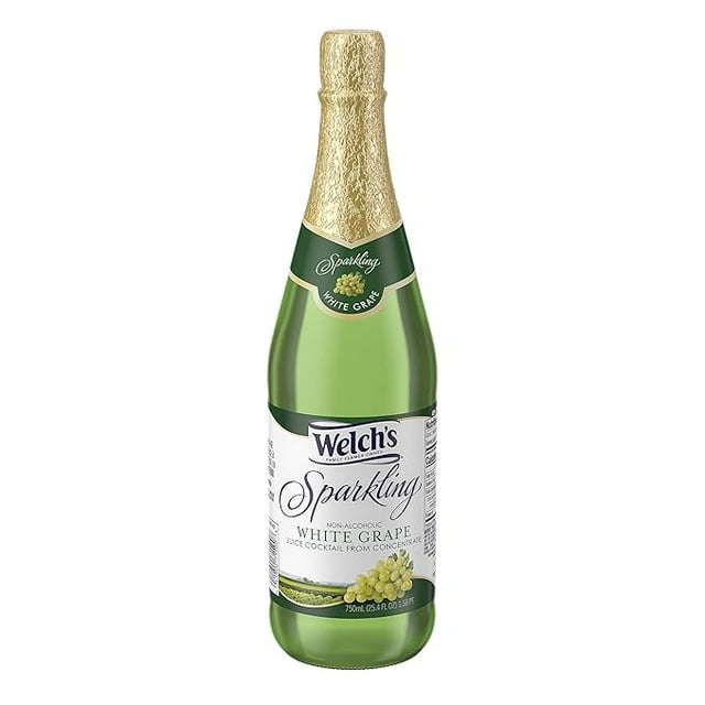 Welch's Sparkling White Grape Cocktail Juice, NonAlcoholic, 25.4 Fl Oz