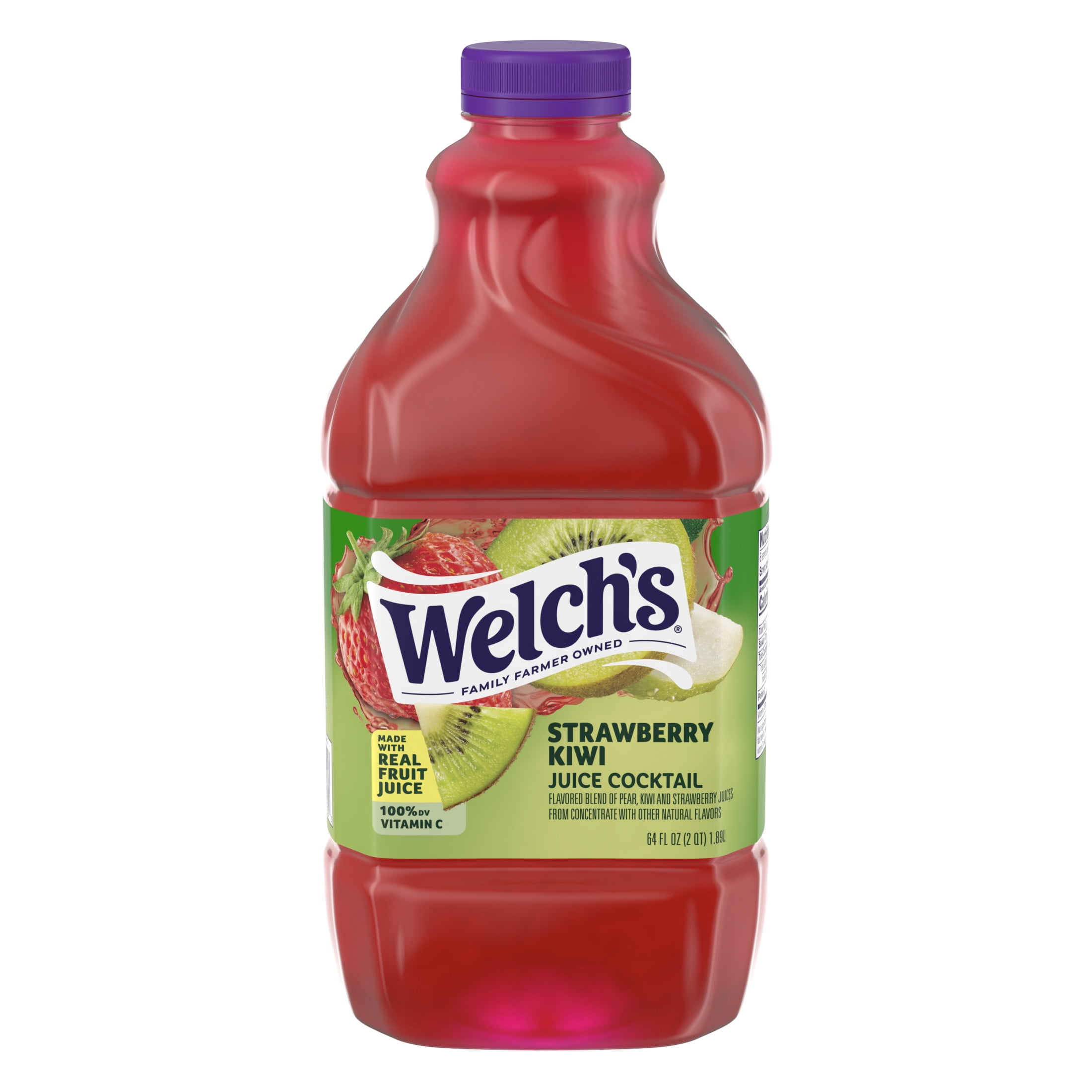 Welch's Strawberry Kiwi Juice Cocktail, 64 fl oz Bottle