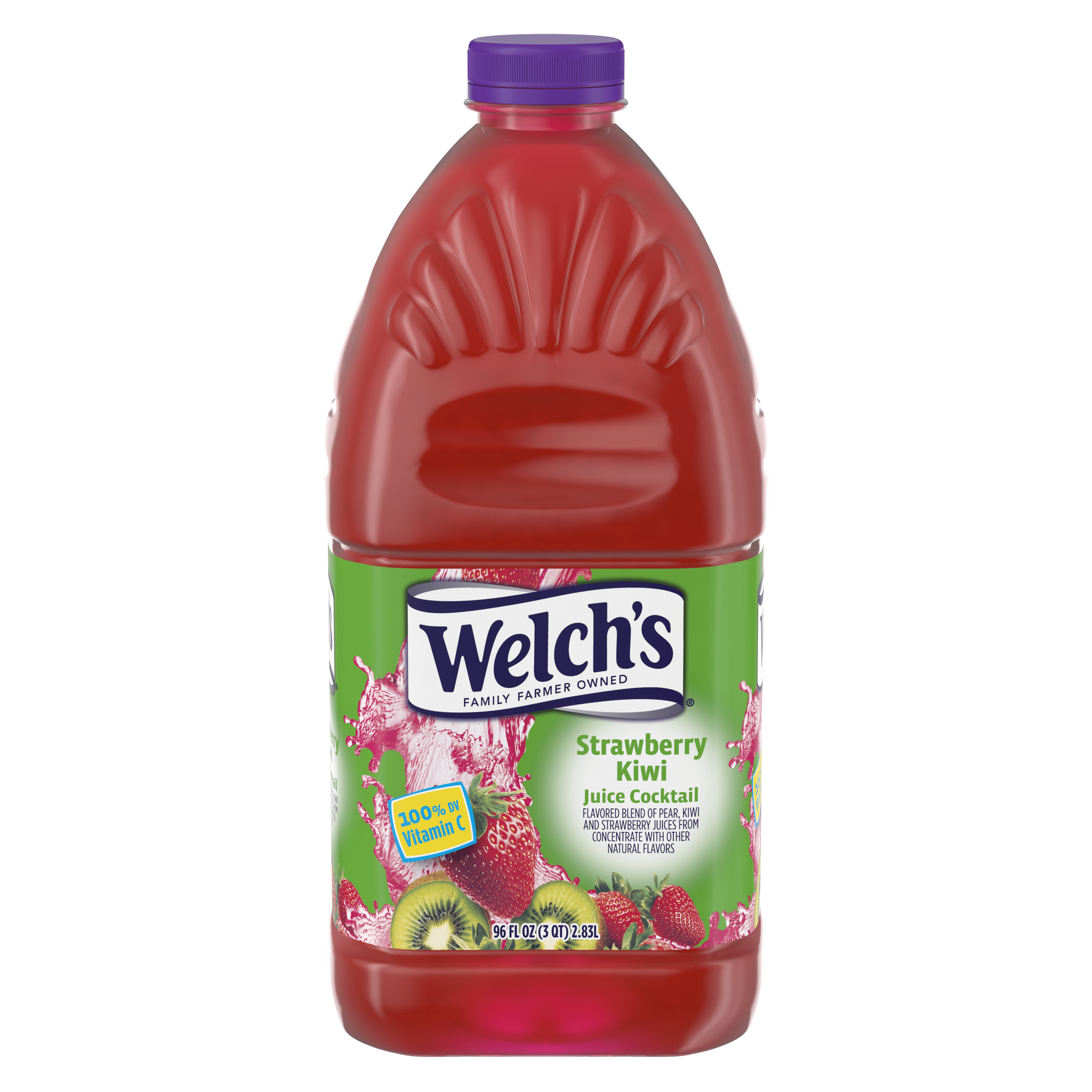 Welch's Strawberry Kiwi Juice Cocktail, 96 fl oz Bottle