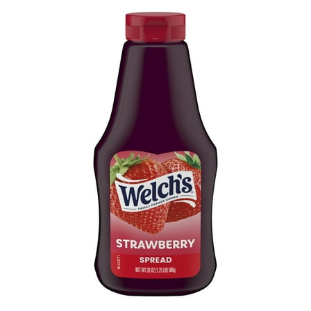 Welch's Strawberry Spread, 20 oz Squeeze Bottle