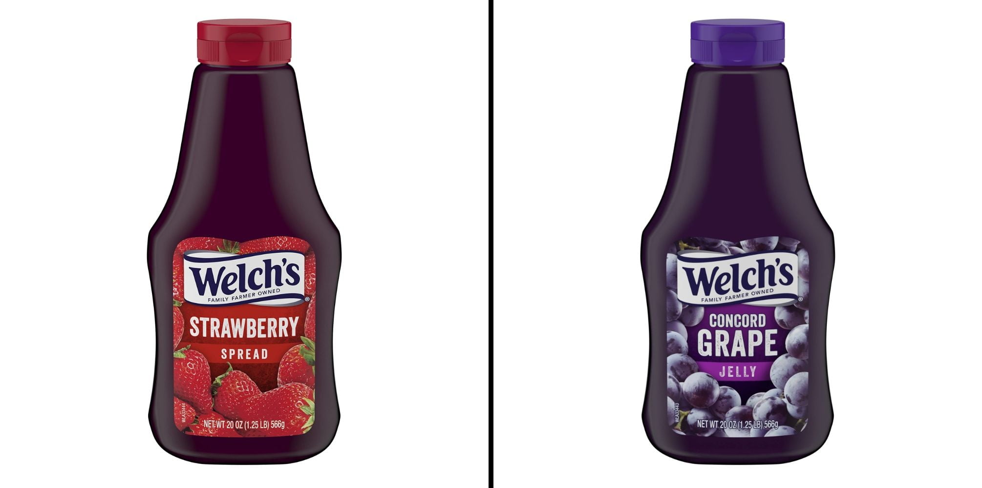 Welch's Strawberry Spread 20 oz \u0026 Welch's Grape Jelly 20 oz