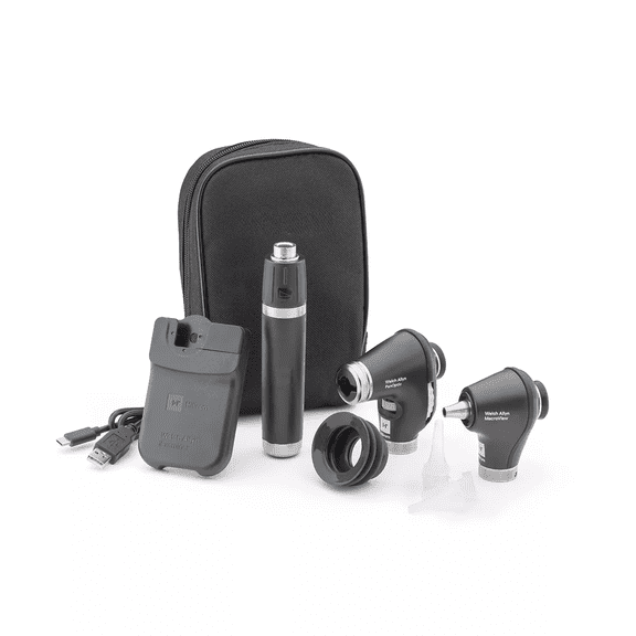 Welch Allyn Diagnostic Set with PanOptic Plus Ophthalmoscope,MacroView Plus Otoscope