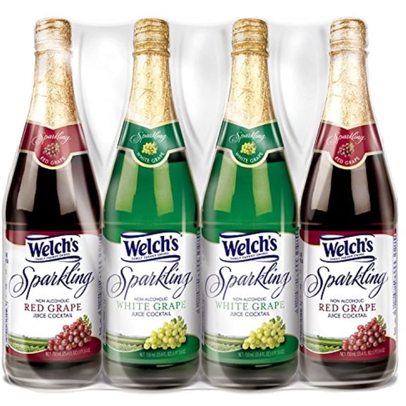 Welchs Sparkling Juice Cocktail Variety Pack (750 Ml, 4 Ct.)