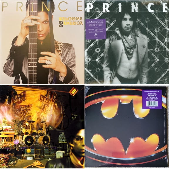 Welcome 2 America (2LP) & Dirty Mind (X) & Sign O The Times & Batman Ost