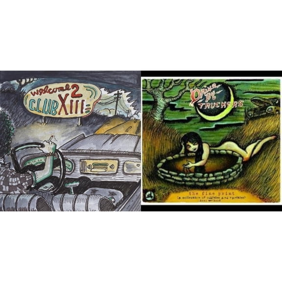 Fine Print (Clear With Green Splatter Vinyl/Limited Edition/2LP/180G) & Welcome 2 Club Xiii