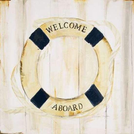 Welcome Aboard Canvas Art - Melissa Lyons (24 x 24)
