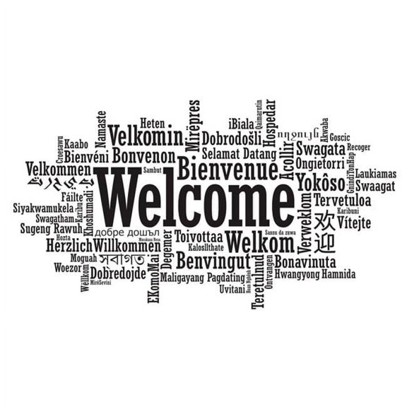 Welcome Abstract Canvas Art, 16 x 20 in.