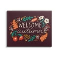 thumbnail image 1 of Welcome Autumn Fall Botanicals Holiday Graphic Art Gallery Wrapped Canvas Print Wall Art, 1 of 7