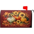 thumbnail image 1 of Welcome Autumn/Fall Pumpkin Mailbox Covers Magnetic Sunflowers Autumn Mailbox Cover Standard Size 18 X 21 Pumpkin Holiday Mailbox Wrap Post Letter Box Cover Decorative for Home Outdoor Garden, 1 of 6