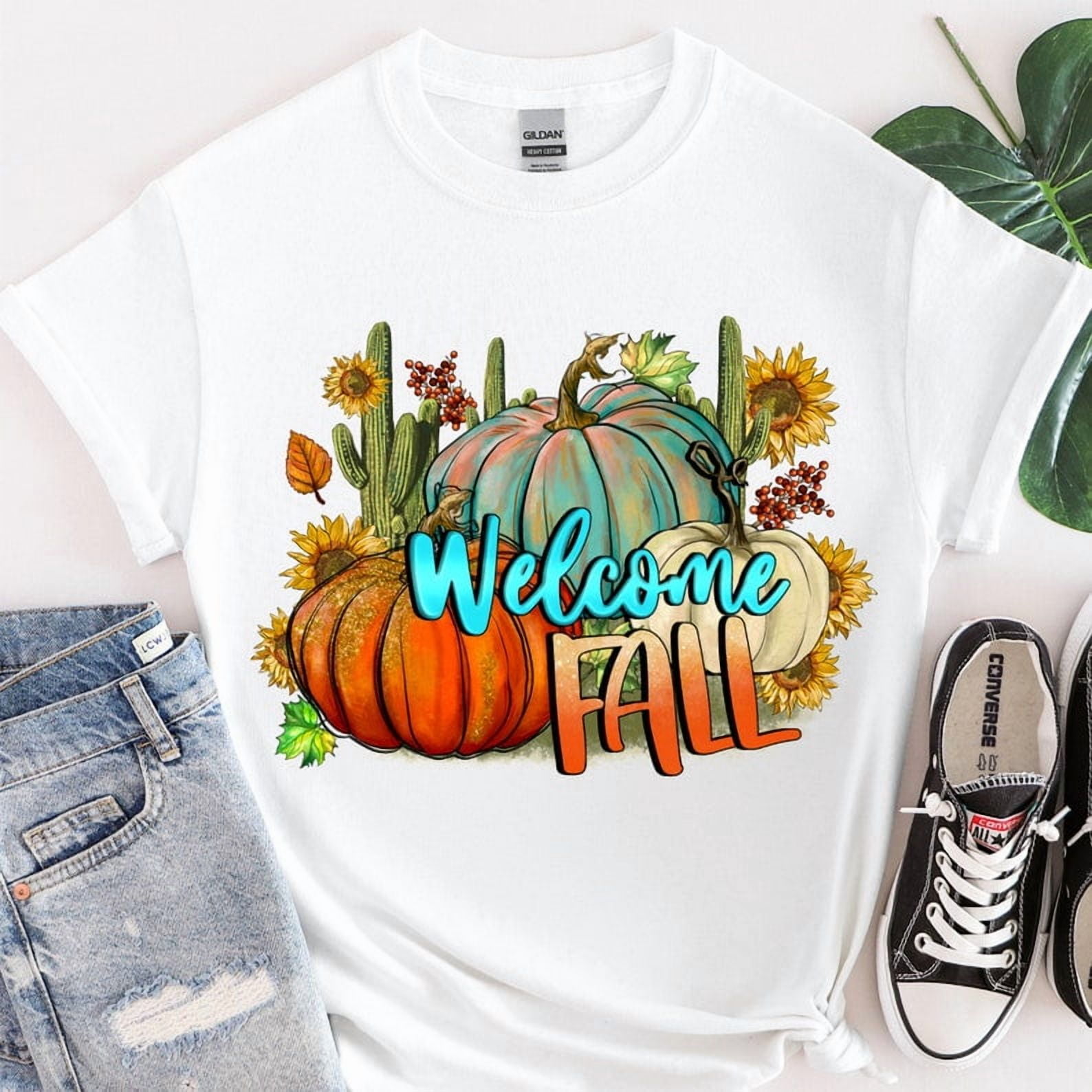 Welcome Autumn Shirt, Happy Fall Shirt, Love Fall Y'All Shirt, Hello ...