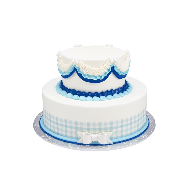 Welcome Baby Boy 2 Tier Cake - Walmart.com