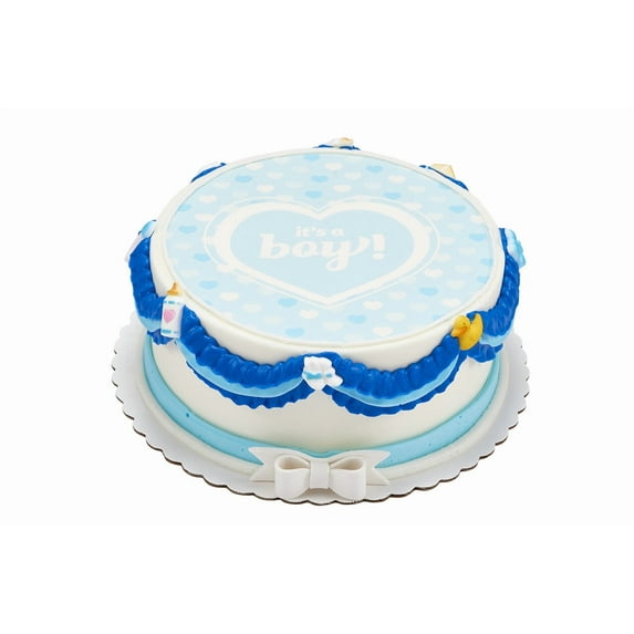 Welcome Baby Boy ROUND CAKE