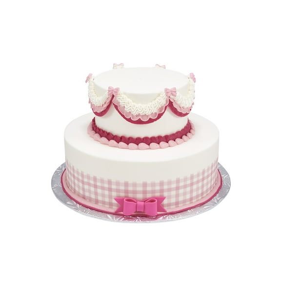Welcome Baby Girl 2 Tier Cake