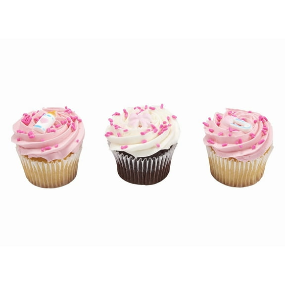Welcome Baby Girl Cupcakes