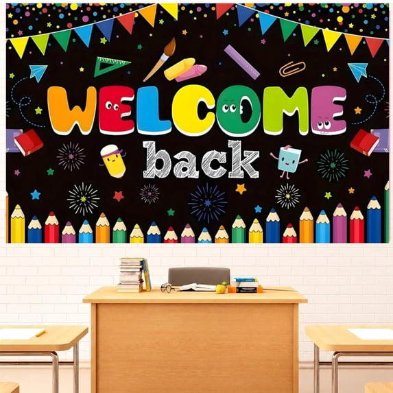 Welcome Back Bulletin Board Set Decorations For Classroom Back To School Bulletin Board Welcome To School Bulletin Board Welcome Bulletin Board Sets For Classrooms Wall Decor,G2